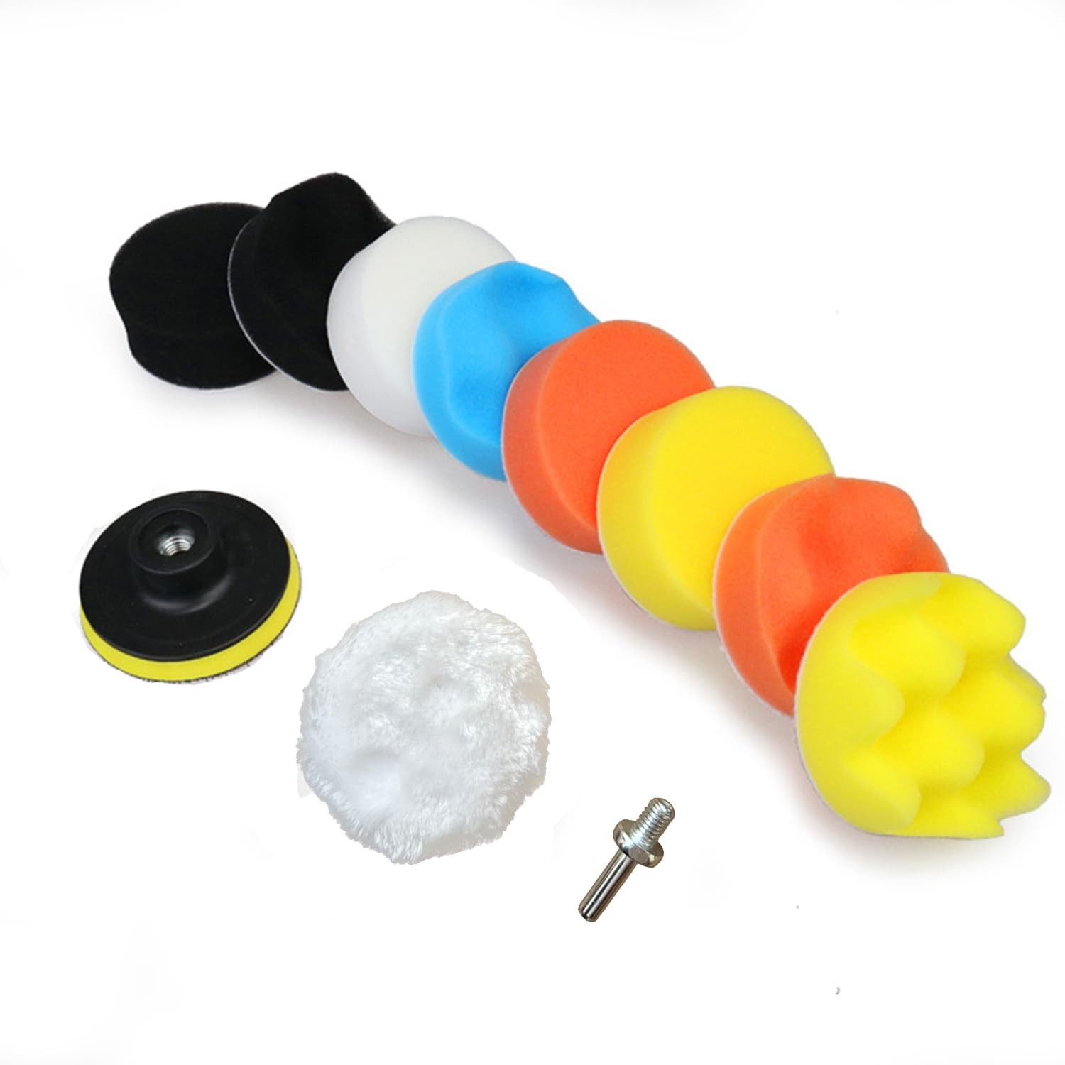 GANGOU Polishing Pad, Pad Kit, 11 Pcs 3 Inch 3…