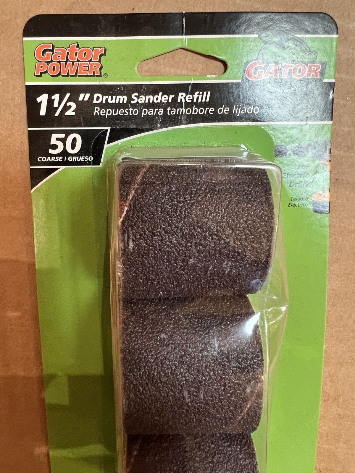 GATOR 6085 1-1/2″ Drum Sander & 6088 1-1/2″ Drum Sander Refill kit Coarse 50