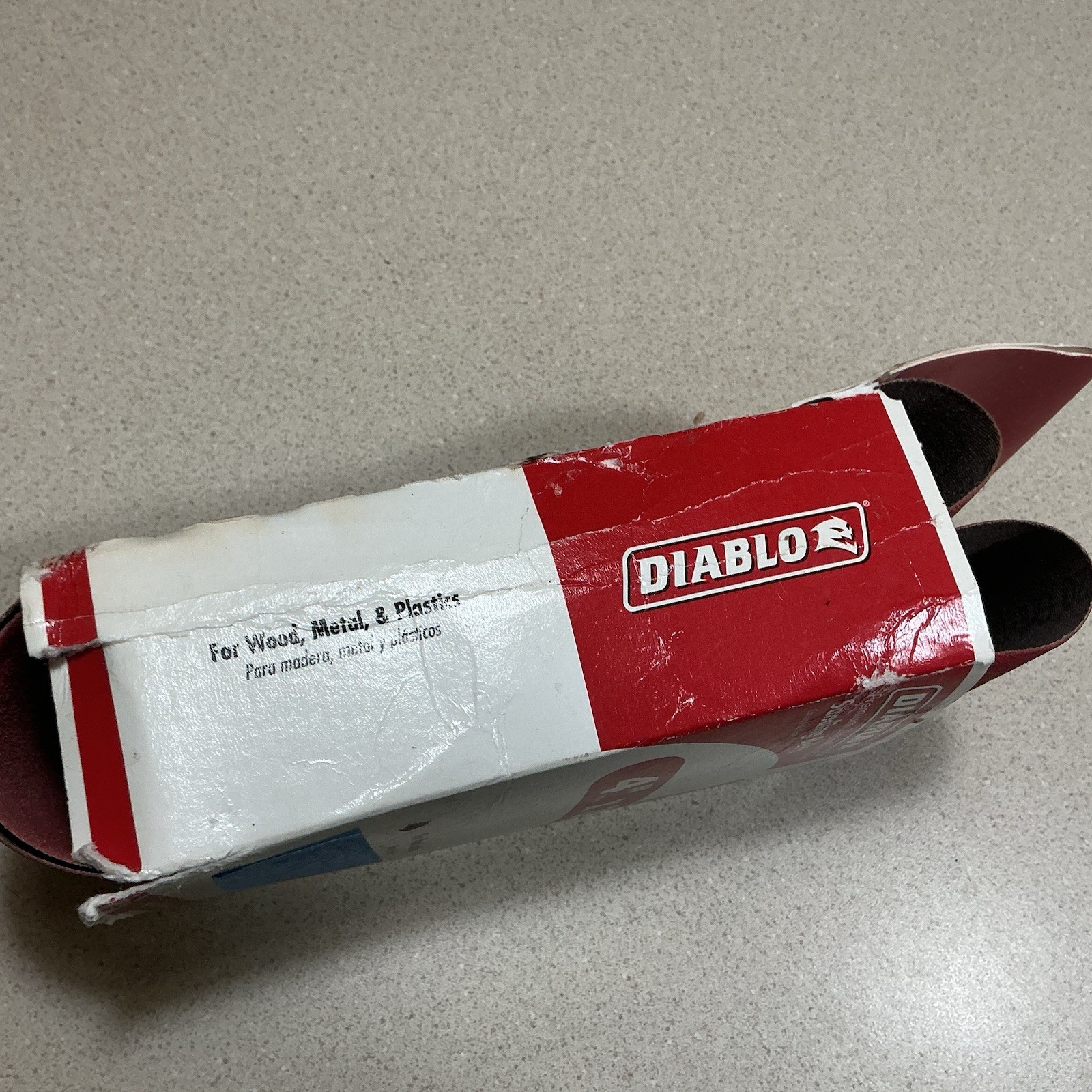 Diablo 4×36 in Fine 120 Grit Zirconium Sanding Belt for Belt Sanders Red