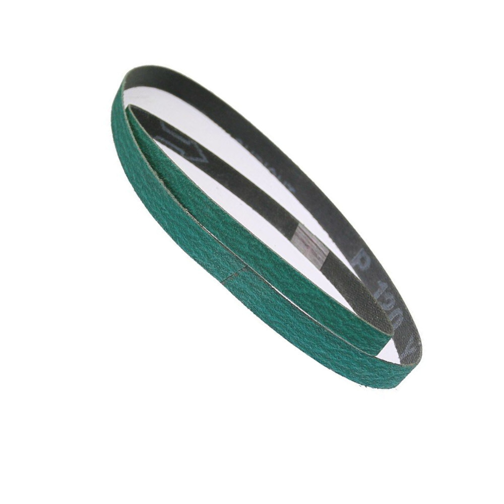 12 Pcs Z/A Abrasive Sanding Belt Mini Size 40# 60# 80# 120# for Knife Grinding