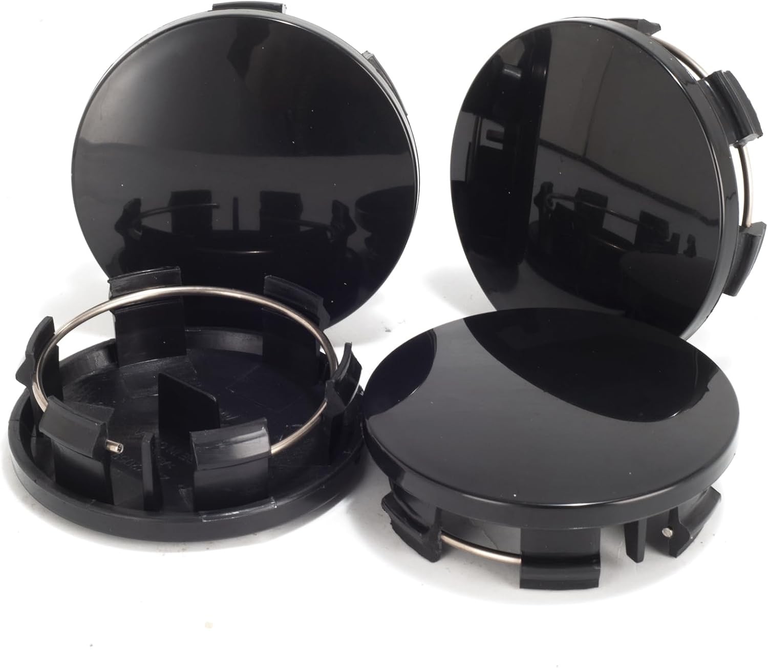 4 Pack 63.9 mm/2.52 in Wheel Center Caps Kit for 2015-2022 Challenger black