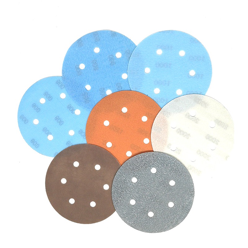 6″ – 150mm Wet And Dry Sanding Discs Film Sandpaper Pads Grit 600 – 5000 6 Hole