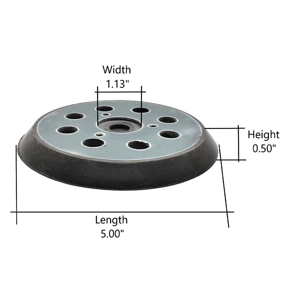 5″ Aftermarket Makita stick on pad replaces Makita P/N 743056-7,743082-6 – RSP43