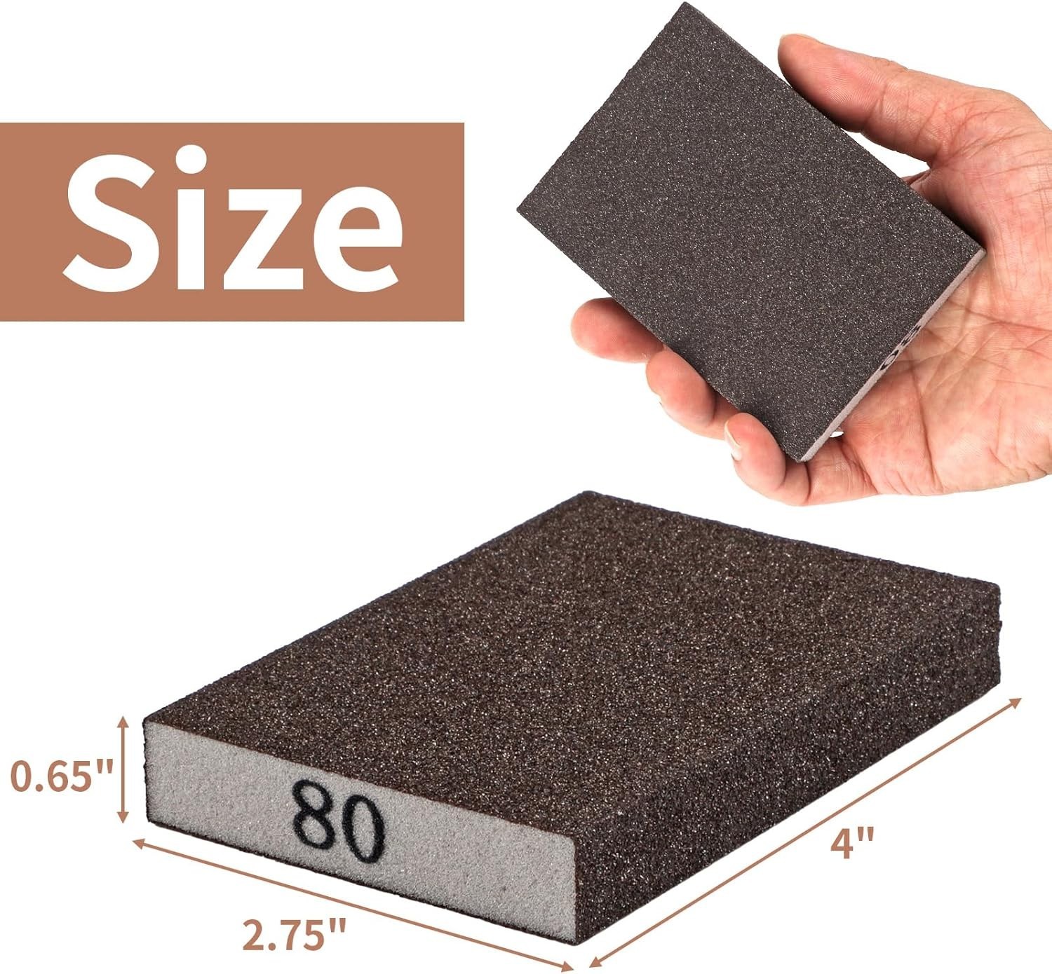 Ultimate Sanding Sponge Pack: Reusable Blocks 60-220 Grit for Perfect Finishes