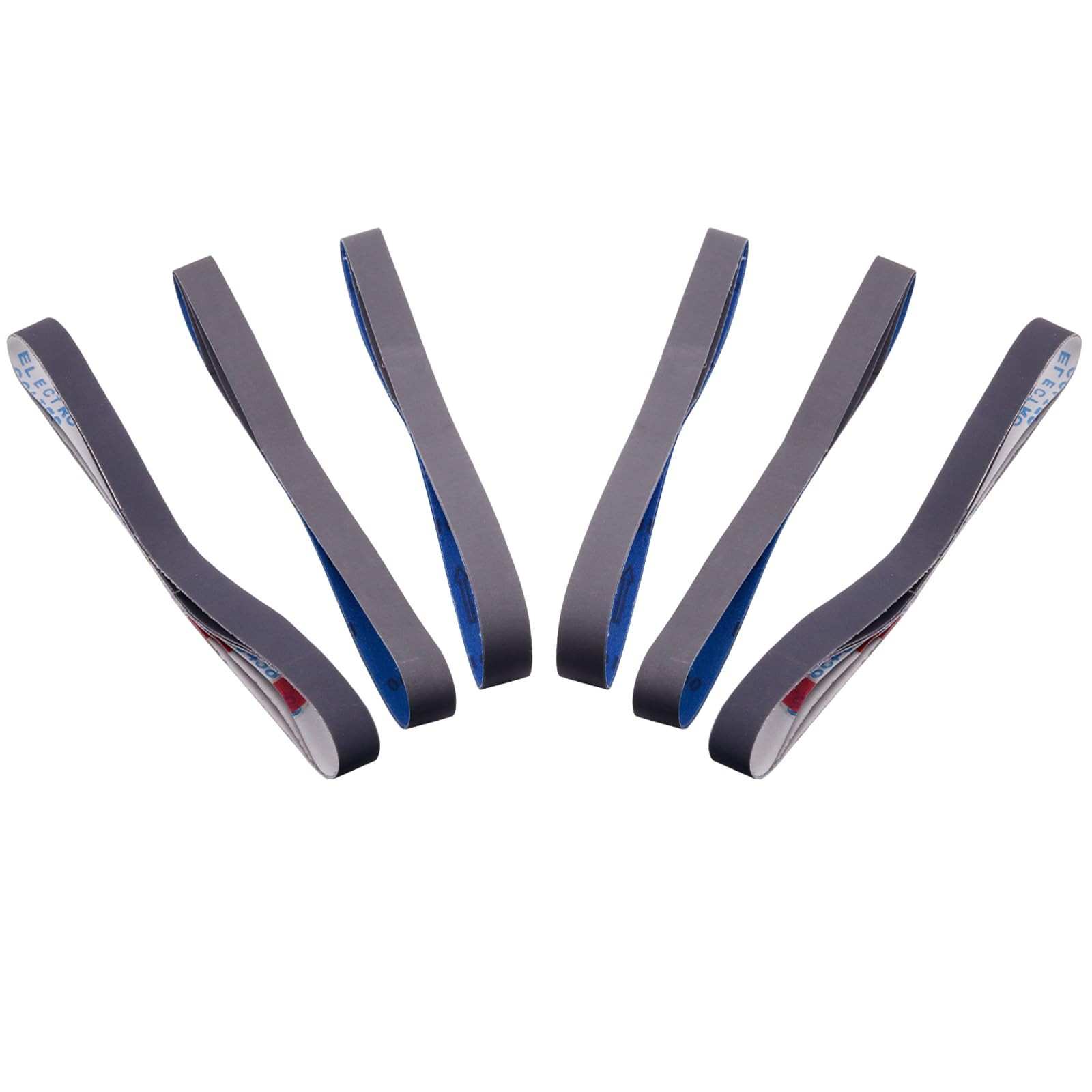 15 PCS 11/2×30 Inch Silicon Carbide Sanding Belt Fine Assorted Grit Wood