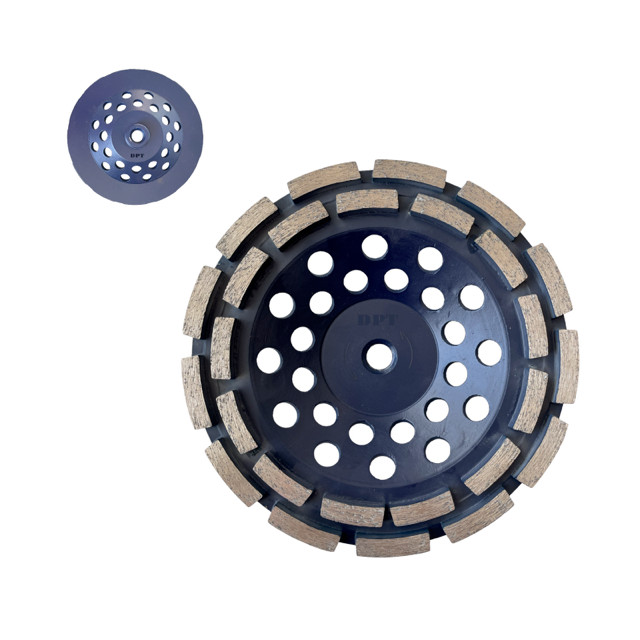 2 PACK 7″ Diamond Cup Wheel Grinding Disc For Concrete Brick Stone Block removal