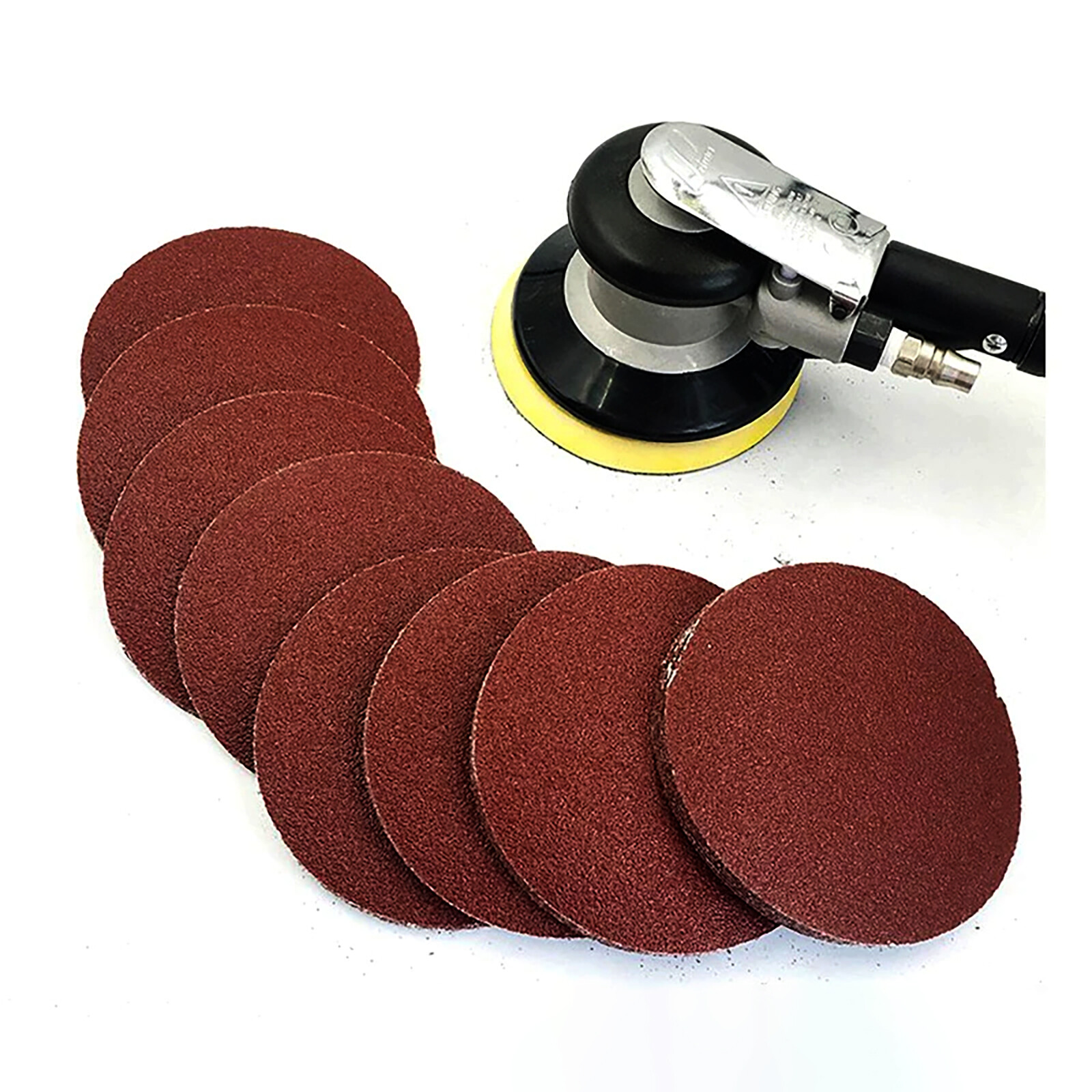 100mm Sanding Discs 4 inch Sander Pads Sandpaper 40 – 2000 grits Hook & Loop/Red