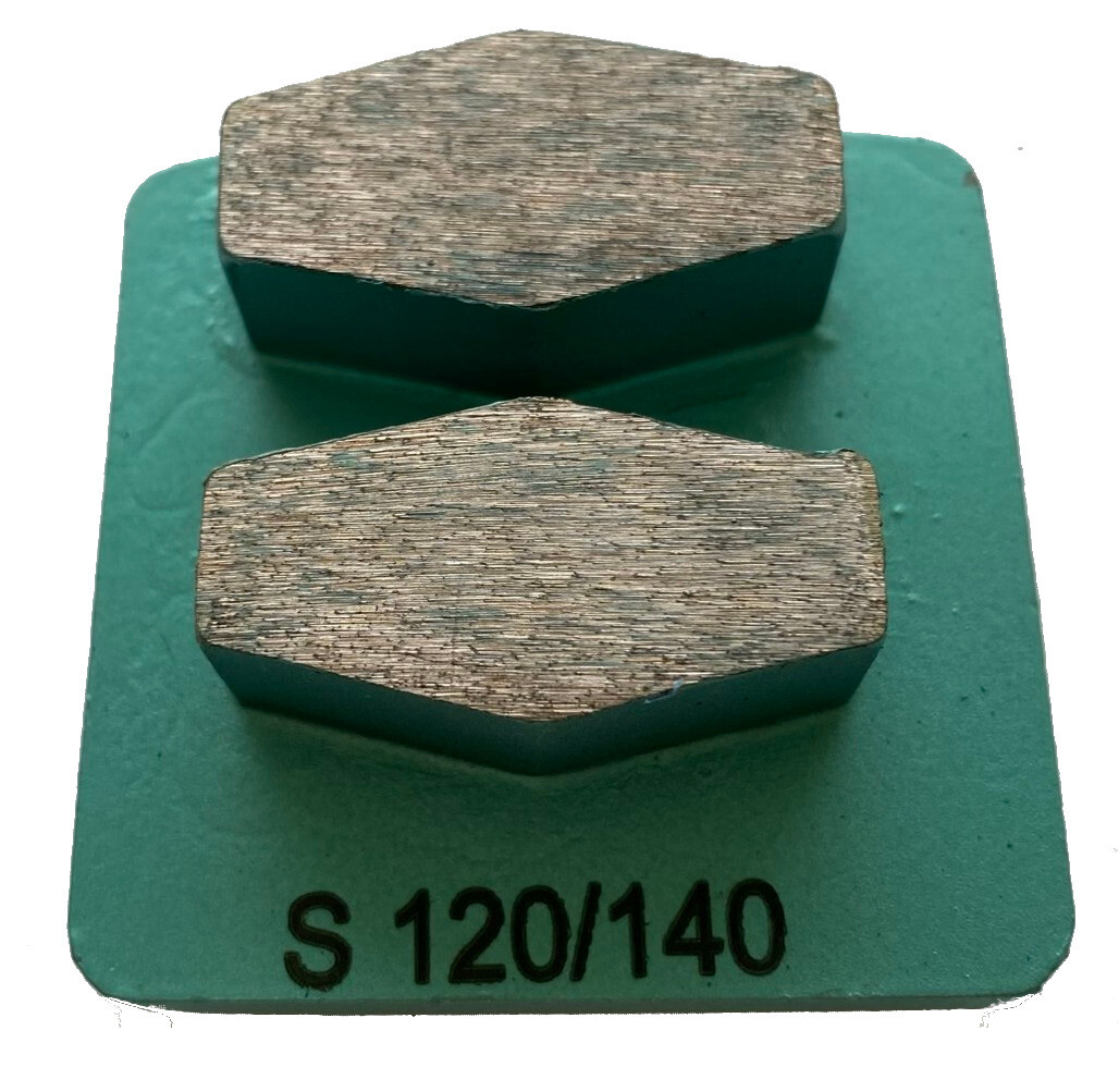 9 Pack Grinding Discs for Husqvarna PG Concrete Floor Grinder 120 Grit Hard Bond