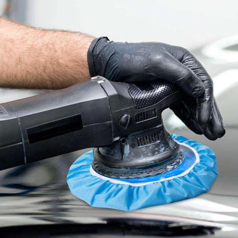5 to 6 Inches High Quality Microfiber Polisher Bonnets for Car Polishing 20 PCS
