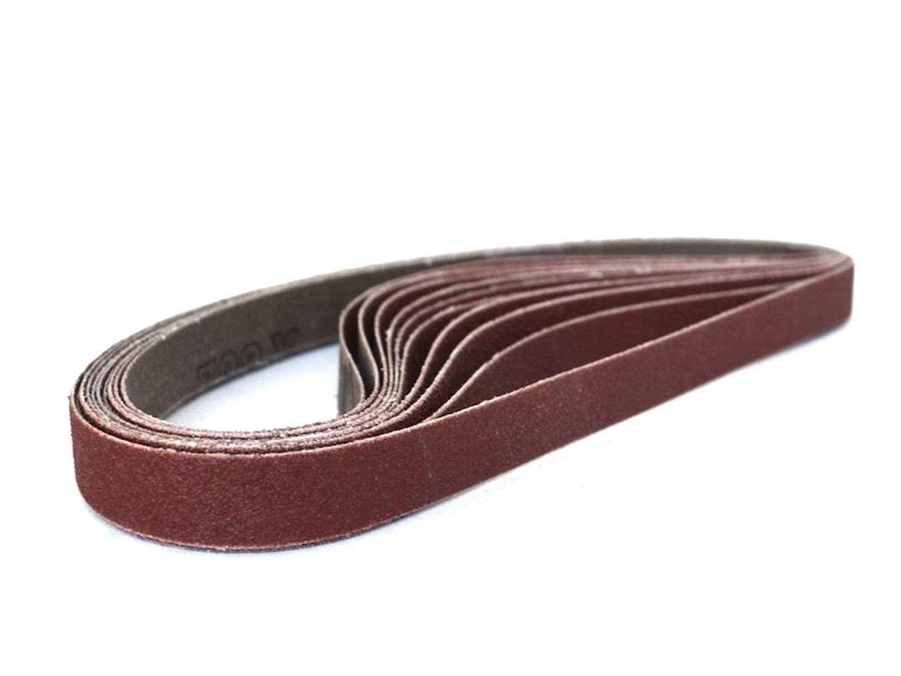 3/8 x 13 Inch Sanding Belts, 4 Each of 320/400/600/800/1000 Fine Grits, Belt …