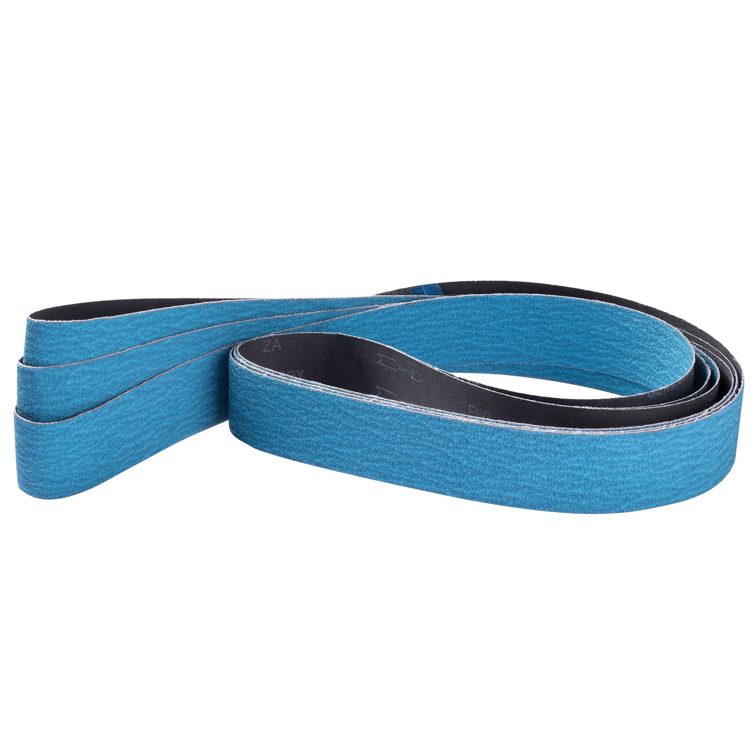 3PCS 2×42 in Blue Zirconia Abrasive Sanding Belts 60 Grit Sander Belts for Metal