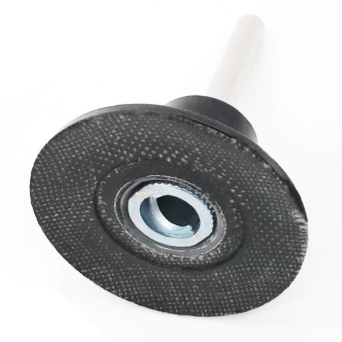 2PCS 3inch Roll Lock Rotary Sanding Disc Pad Holder 1/4″ Shank for Die Grinder