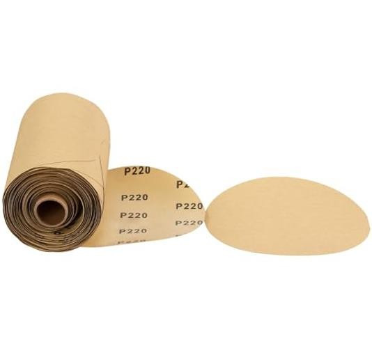 100 PCS 6 Inch PSA Sanding Discs 220 Grit Sandpapers Self 100 PCS 220Grit