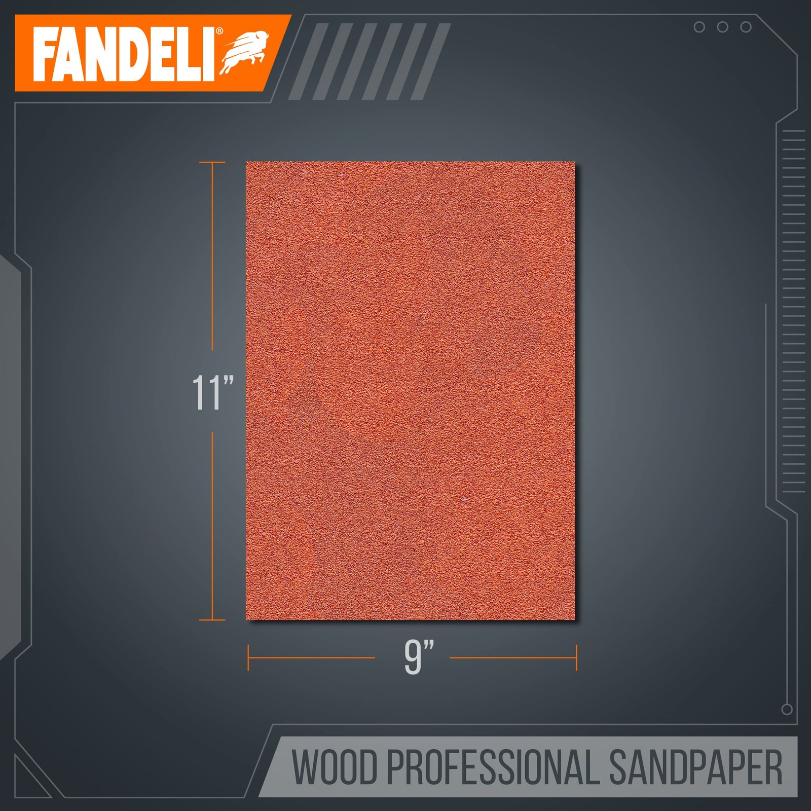 | Wood Sanding Paper | 220 Grit | 25 Sheets of 9” x 11” | Sanding Wood by H…