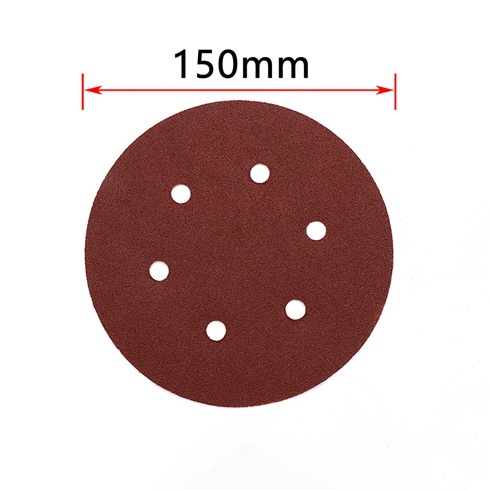6 inch Sanding Discs 6 Hole Sandpaper 40/60-2000 Grit Orbital Sander Pads 150mm