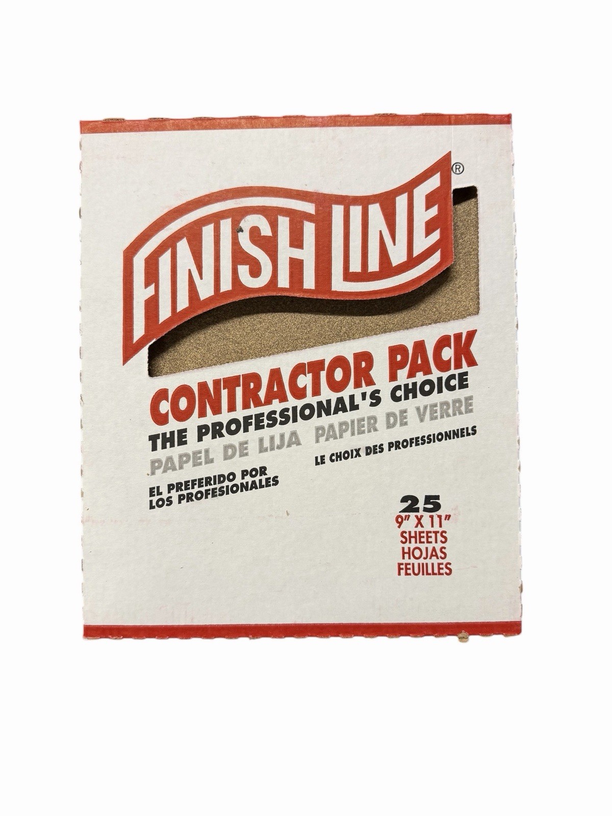 Aluminum Oxide Sanding Sheets 9×11” 80 Grit 25 Sheets Contractor Pack