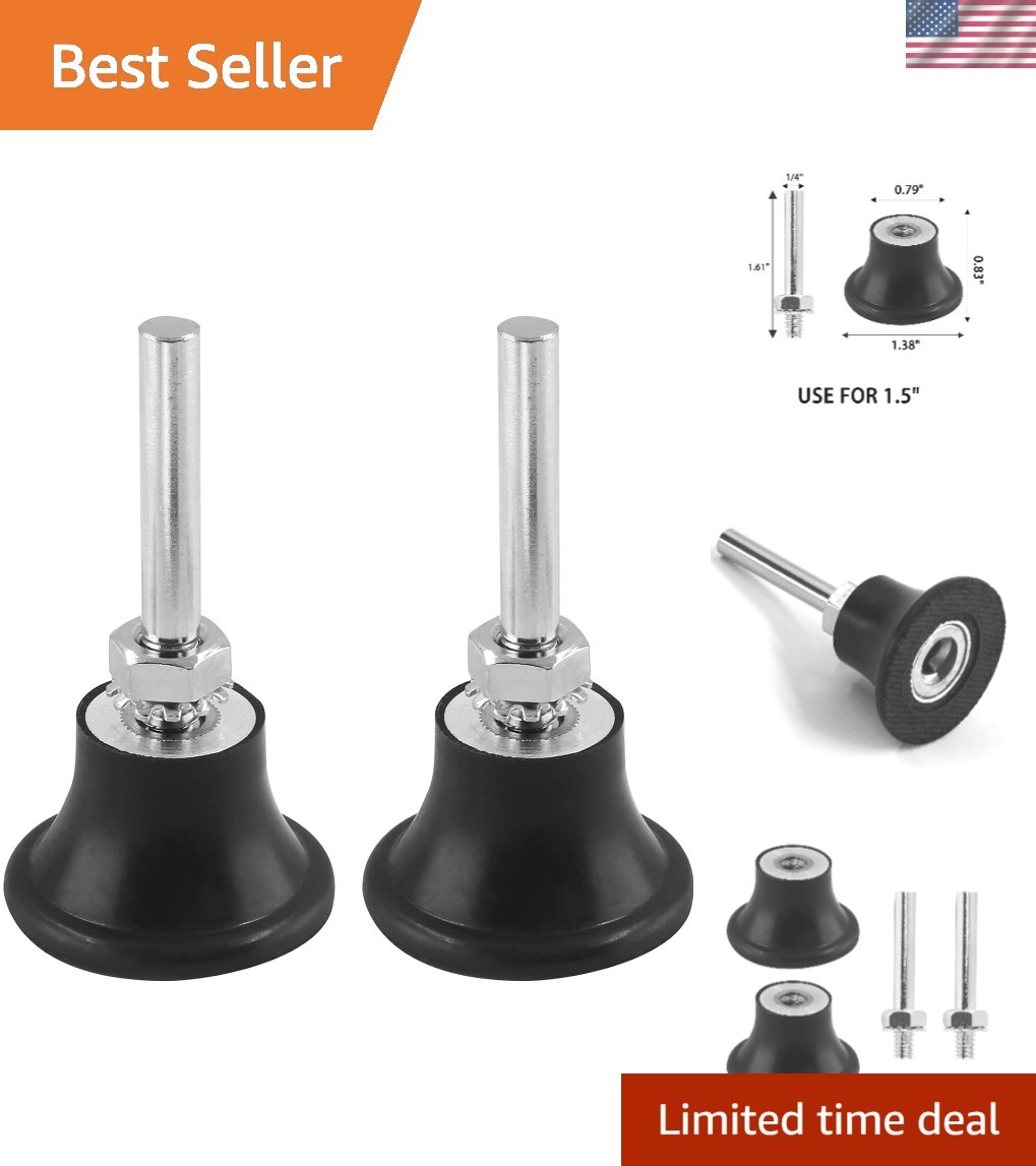 1.5 Inch Quick Change Disc Pad Holders – 2-Pack for Polishing & Sanding