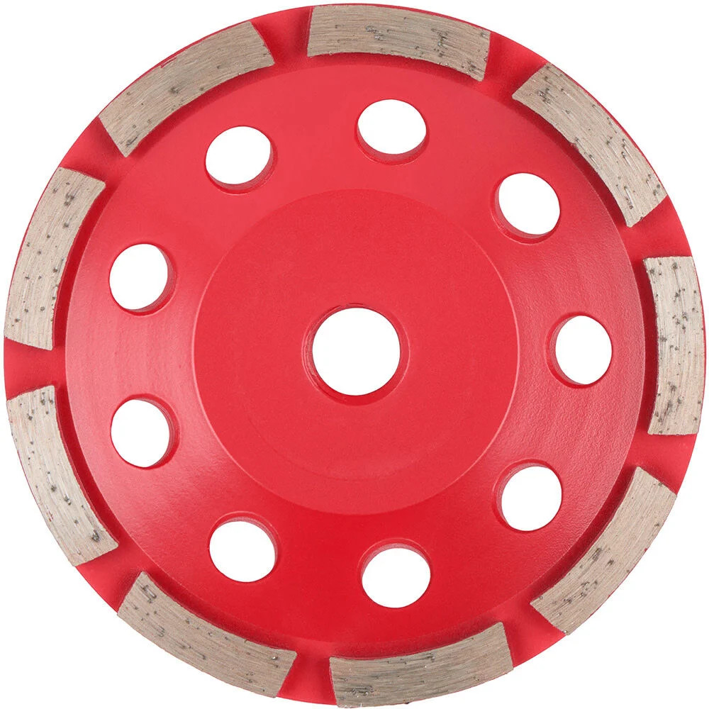 Milwaukee 4 1/2 Inch Single Row Segmented Rim Diamond Cup Wheel For Concrete