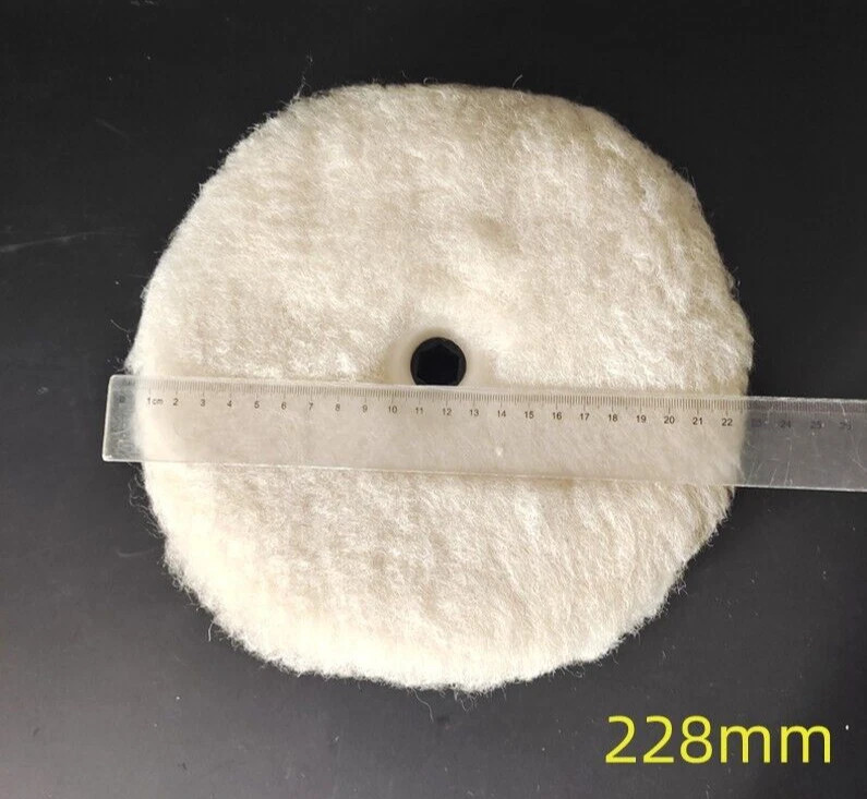 1pcs 3M 33279 Double-Sided Wool Ball Polishing Waxing White Fine Wool Wheel 9in