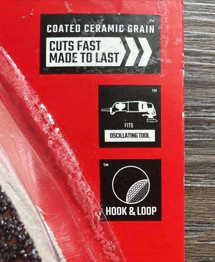 Craftsman 3” Extra Course 36 Grit Ceramic Sand Paper 10/Pk CMXZXGA9170