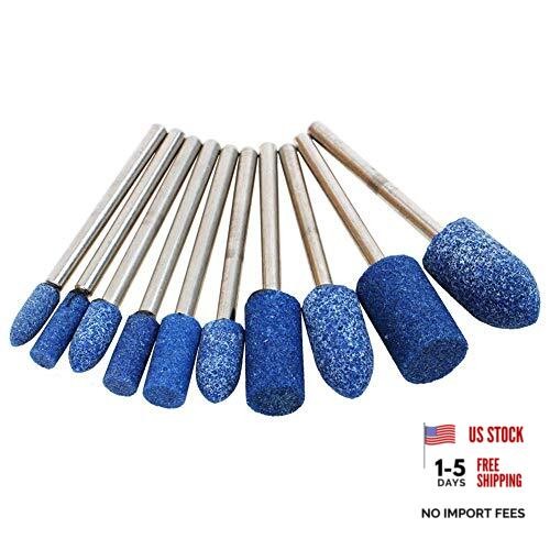 1/8″ Shank Abrasive Mounted Stone Grinding Bits Sanding Drill Bit for Rotary