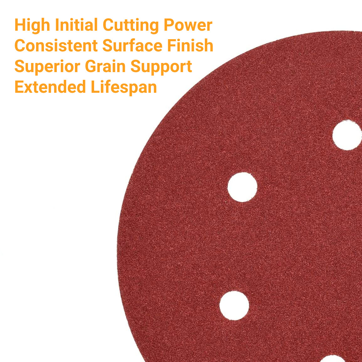 100PCS 6 in Sanding Discs 60 80 120 180 240 Grit Hook Loop Orbital Sander Paper