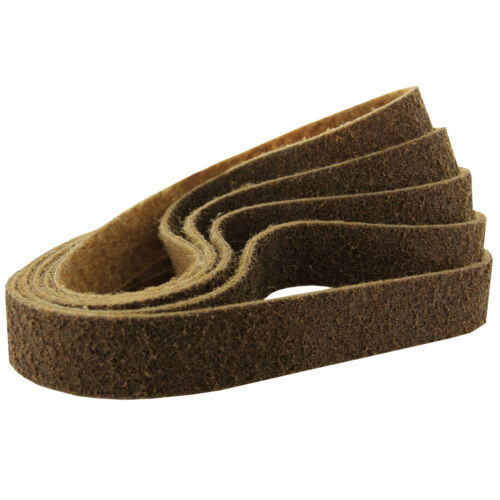 SATC 50PCS 1-1/2 X 30 Inch Coarse Non Woven Long-lasting Sanding Belts For Metal