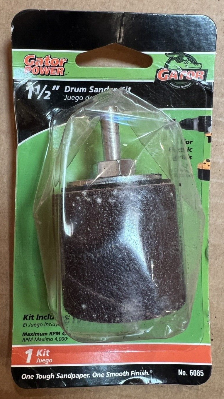 GATOR 6085 1-1/2″ Drum Sander & 6088 1-1/2″ Drum Sander Refill kit Coarse 50