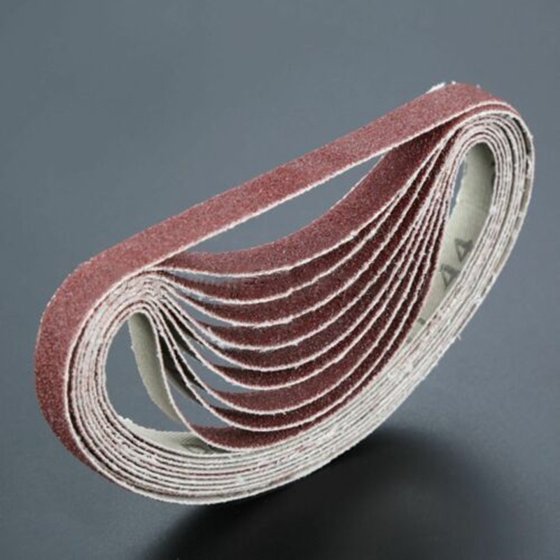 10*330��10mm Sanding Belt Sander Alumina 40-600 Grit File Long Lasting Wood