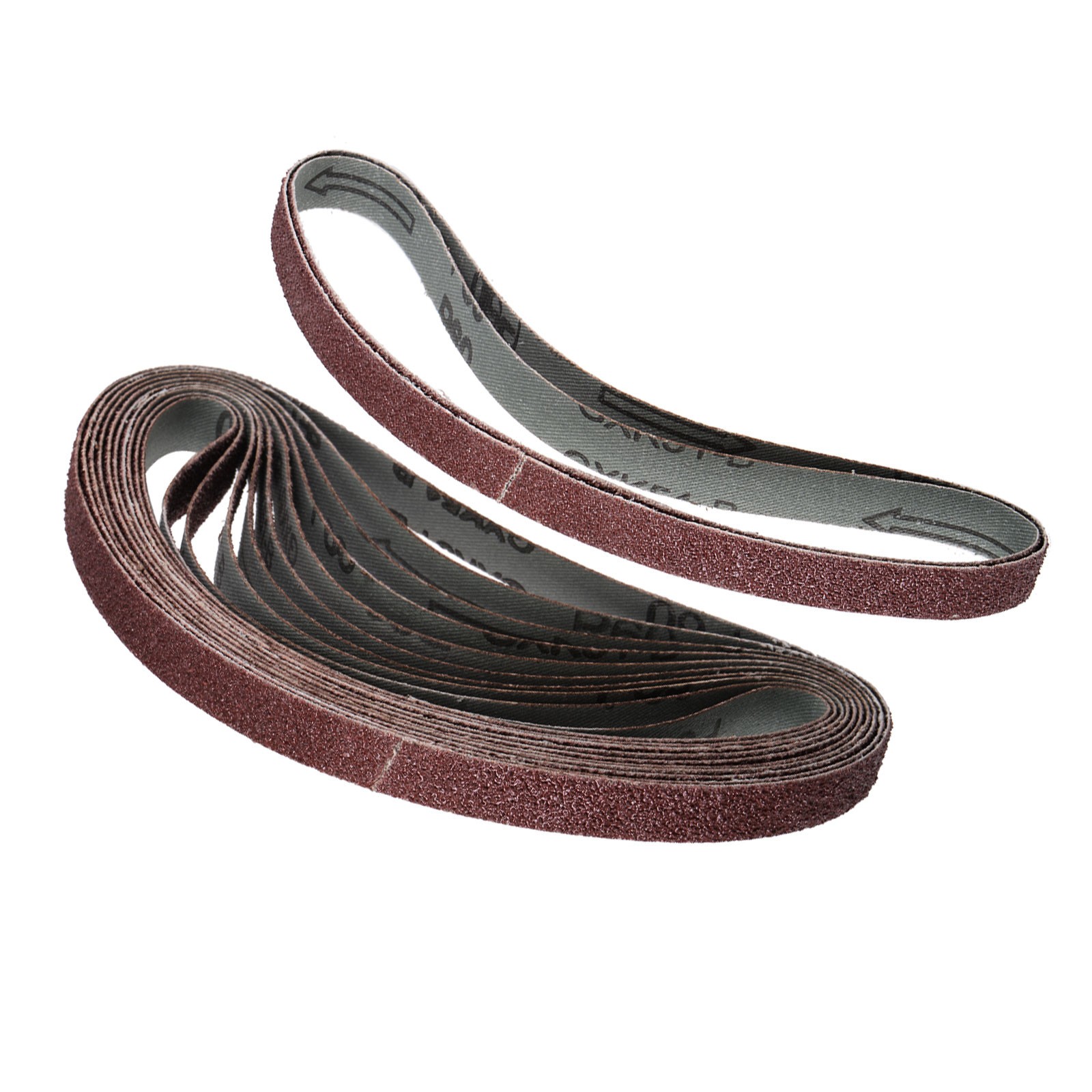 12 Pcs Sanding Belts – [1/2″ x 18″ 60 Grit] Sandpaper Belt for Wood Paint
