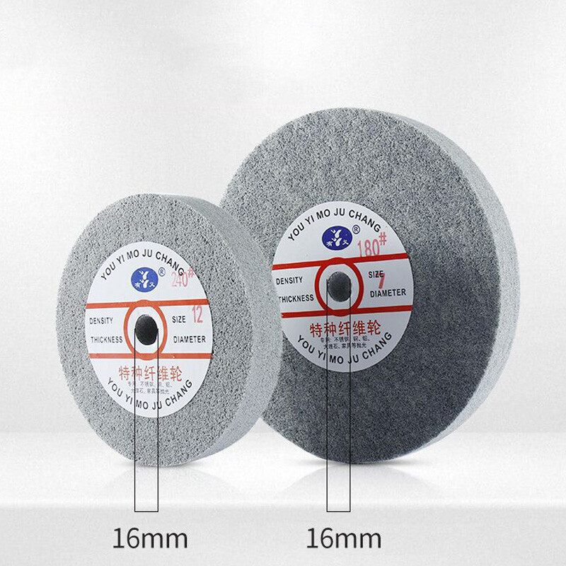 25mm Thick 9P Metal Polishing Wheel Nylon Fiber Buffing Abrasive Disc Tool