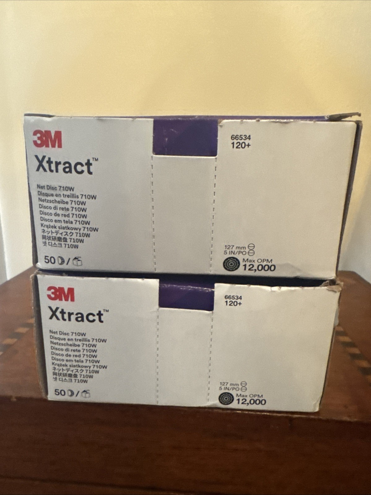 3M Xtract™ Cubitron™ II Net Disc 710W 120+ Grit Dust-Free Sanding Discs 2 – 50