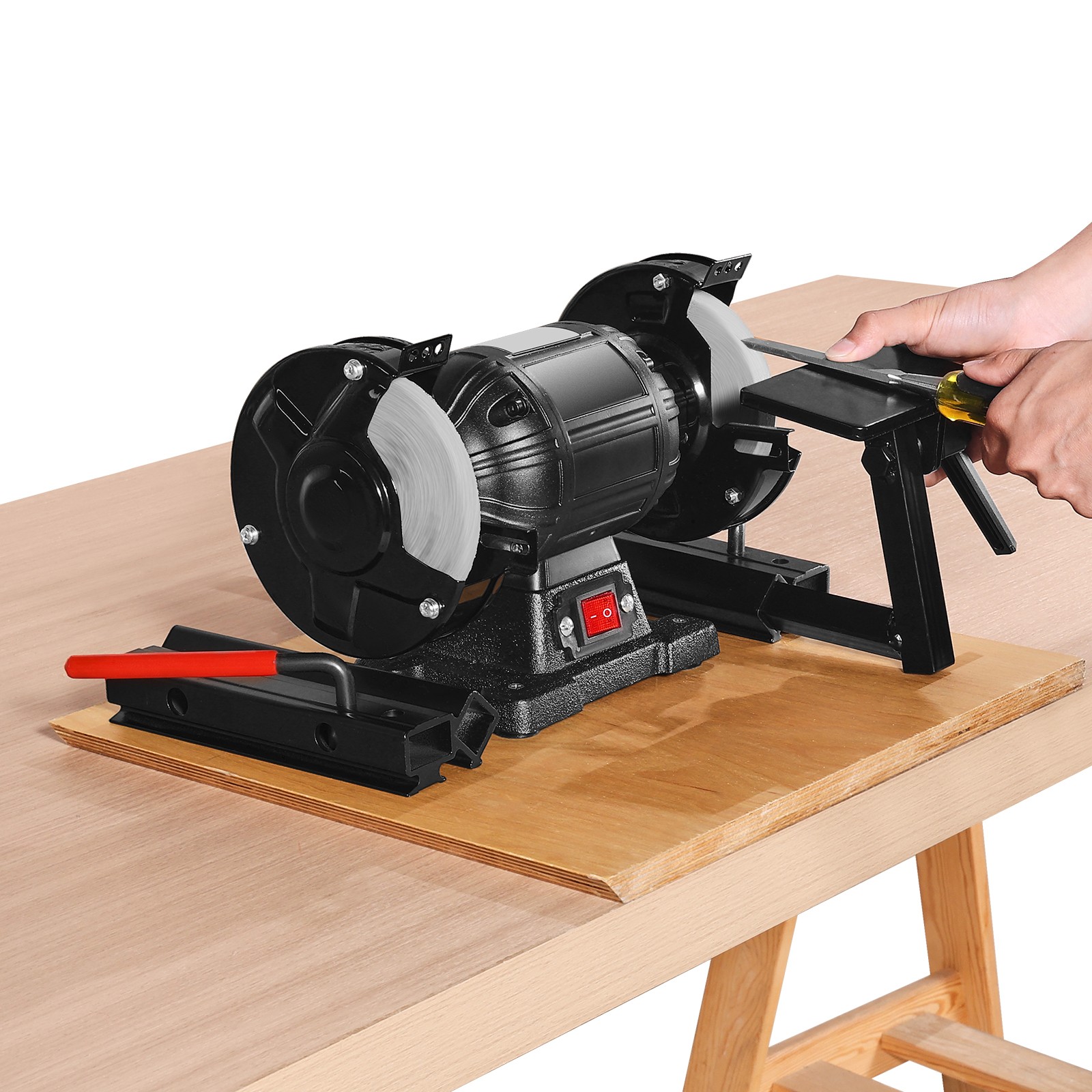 VEVOR Multi-Grind Sharpening System Vari-Grind Jig for 6″ & 8″ Bench Grinders