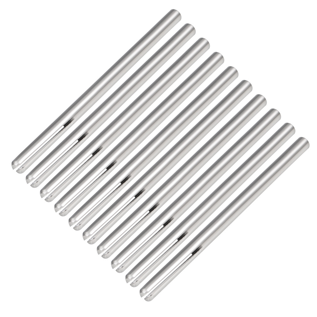 10pcs 3mm Shank Straight Mandrel Sandpaper Holder for Abrasive Sanding Disc