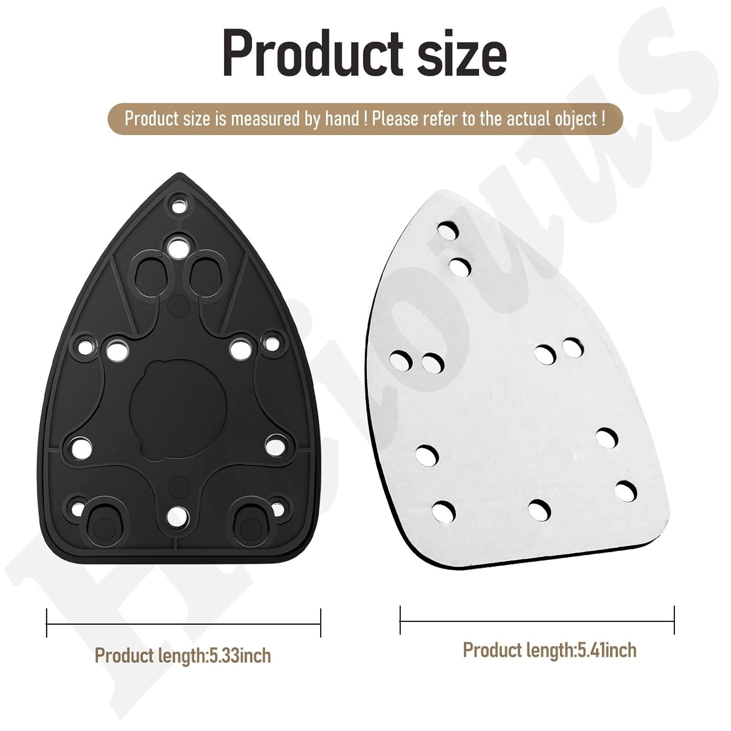 2 PACK 039065005001 MOUSE SANDER REPLACEMENT PADS FOR RYOBI FOR RIDGID W