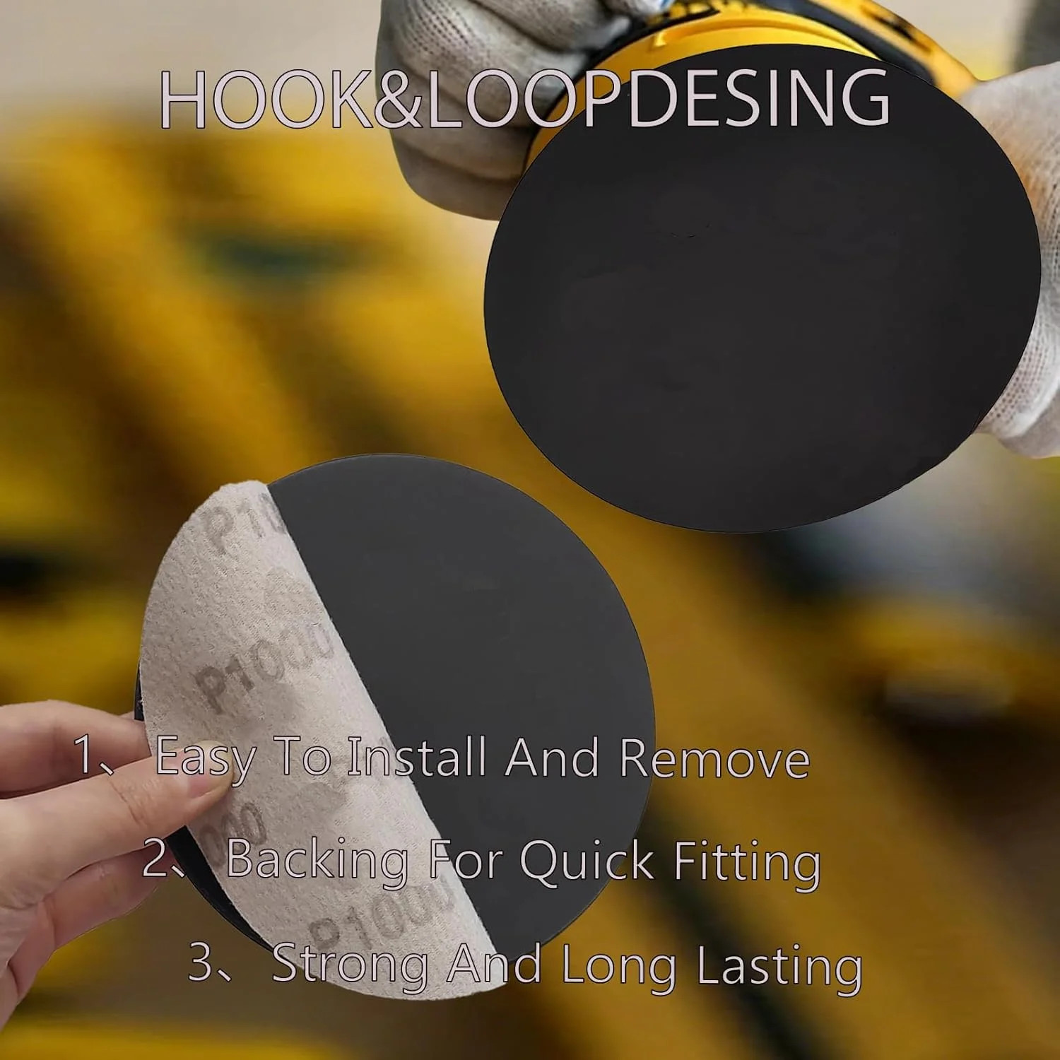 50 Pcs 6 Inch Wet Dry Sanding Discs 1000 1500 2000 3000 5000 Grit Sandpaper Sand