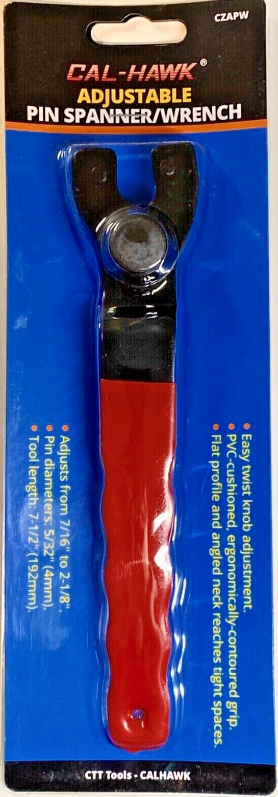 Adjustable Universal Angle Grinder Spanner Flange Hub Pin Wrench Hand Tool – NEW