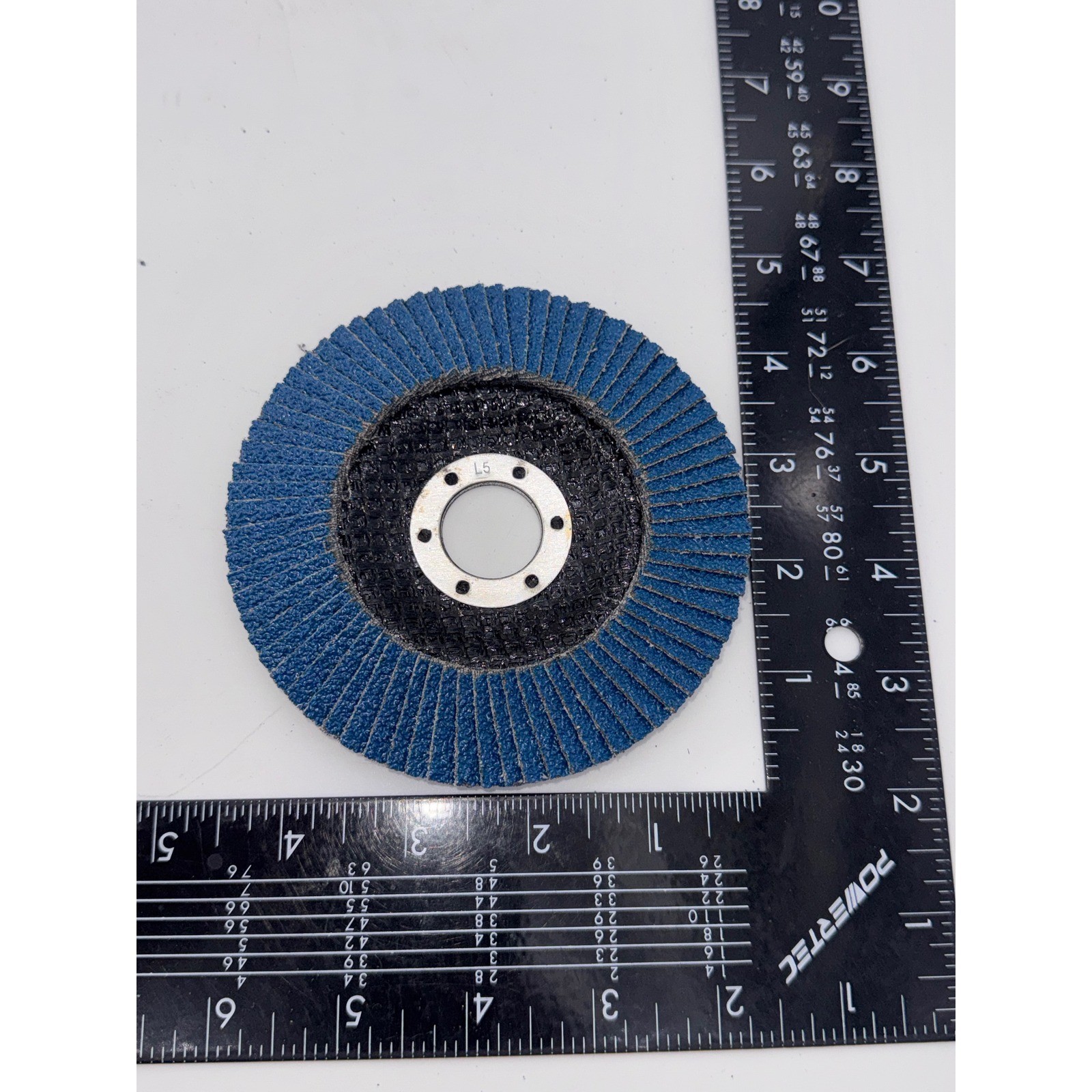 5 Pack Zirconia Flap Disc 4.5 x 5/8 Inch 40 Grit for Angle Grinder Blue NEW