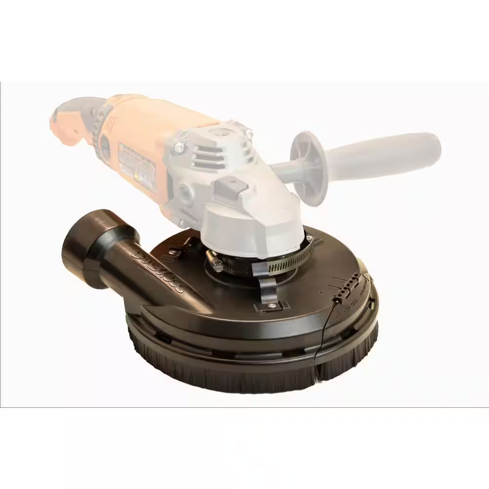 7In. Dust Shroud Pro-Universal Fit Angle Grinder Attachment for Dust Control