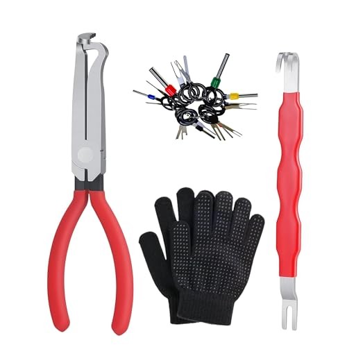 Automotive Electrical Connector Removal Tool – 8 Inch Carbon Steel Dual Angle