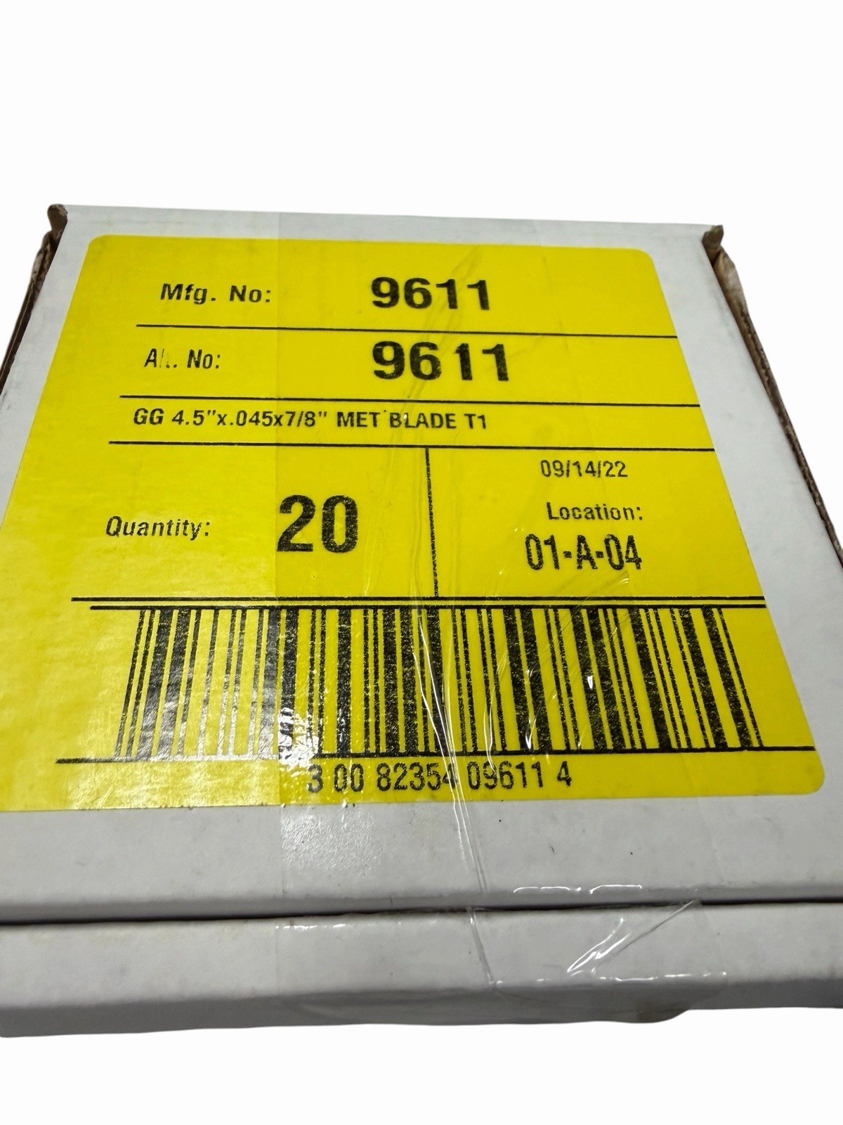 Gator Blade Thin Cut Type 1, 4-1/2 In. x 0.045 In. x 7/8 In. Metal Cut-Off Wheel
