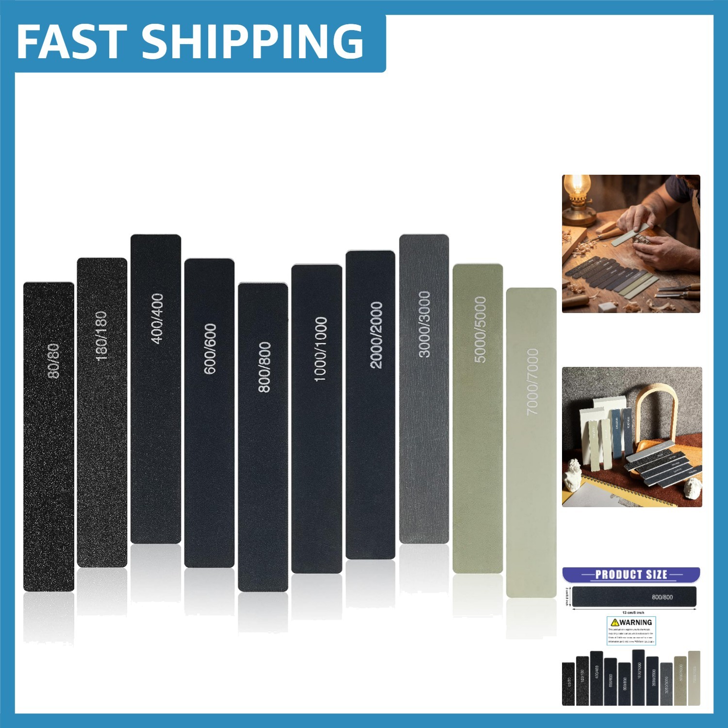 20 Pcs Assorted Grit Sanding Sticks – Ideal for Model Crafting and Detailing