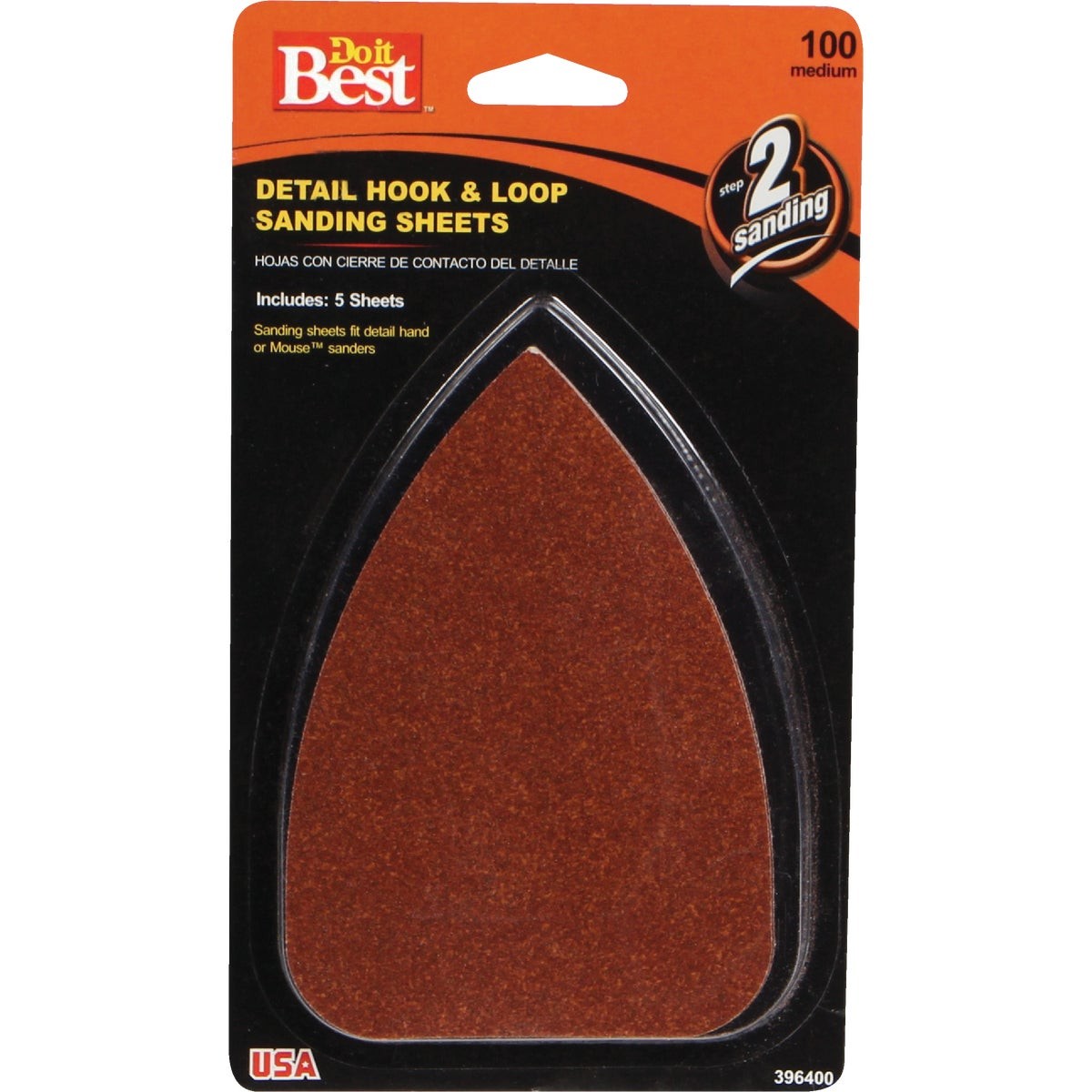 Do it Best 100 Grit Mouse Sandpaper (5-Pack) 3732004 SIM Supply, Inc. Aluminum