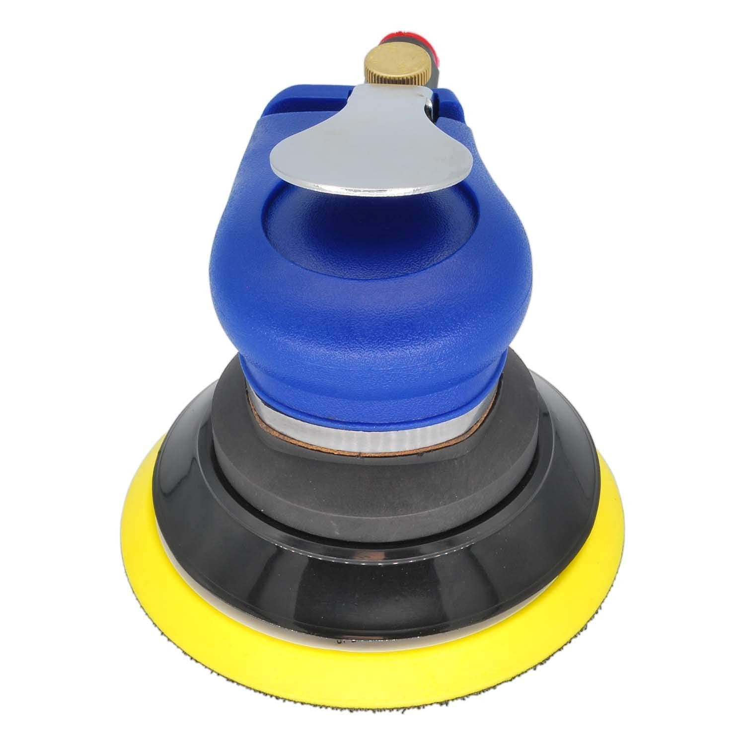 5 Inch Air Random Orbital Sander, Pneumatic Palm Sander tool with 10 Pcs…