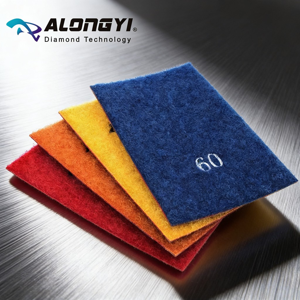 4PCS Diamond Polishing Sheet For Stone Ceramic Tile Dry Wet Grinding Sand Paper