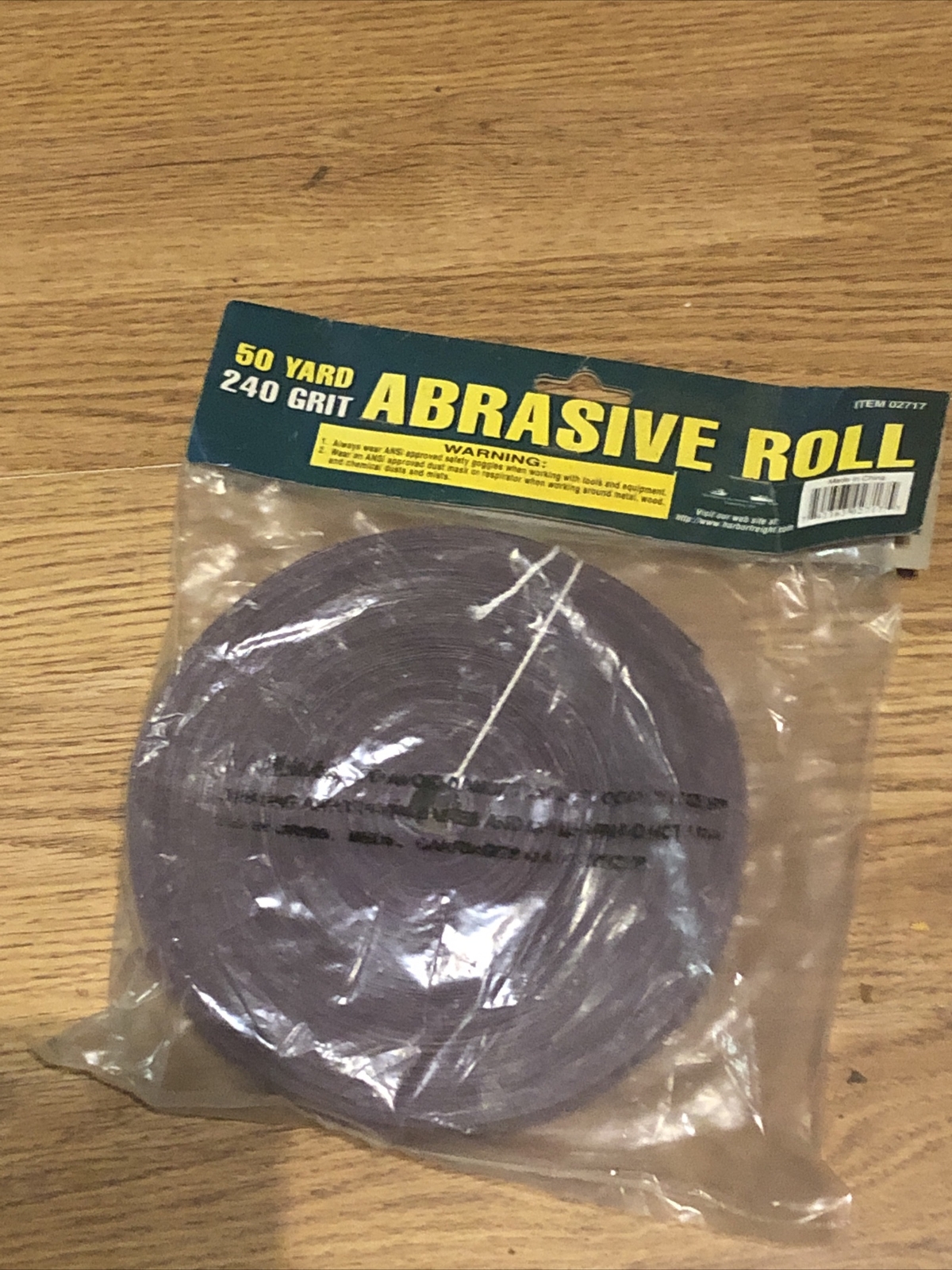 Abrasive Roll 50 Yards 240 grit brown alum ozide cloth backing 1 inch 2c2