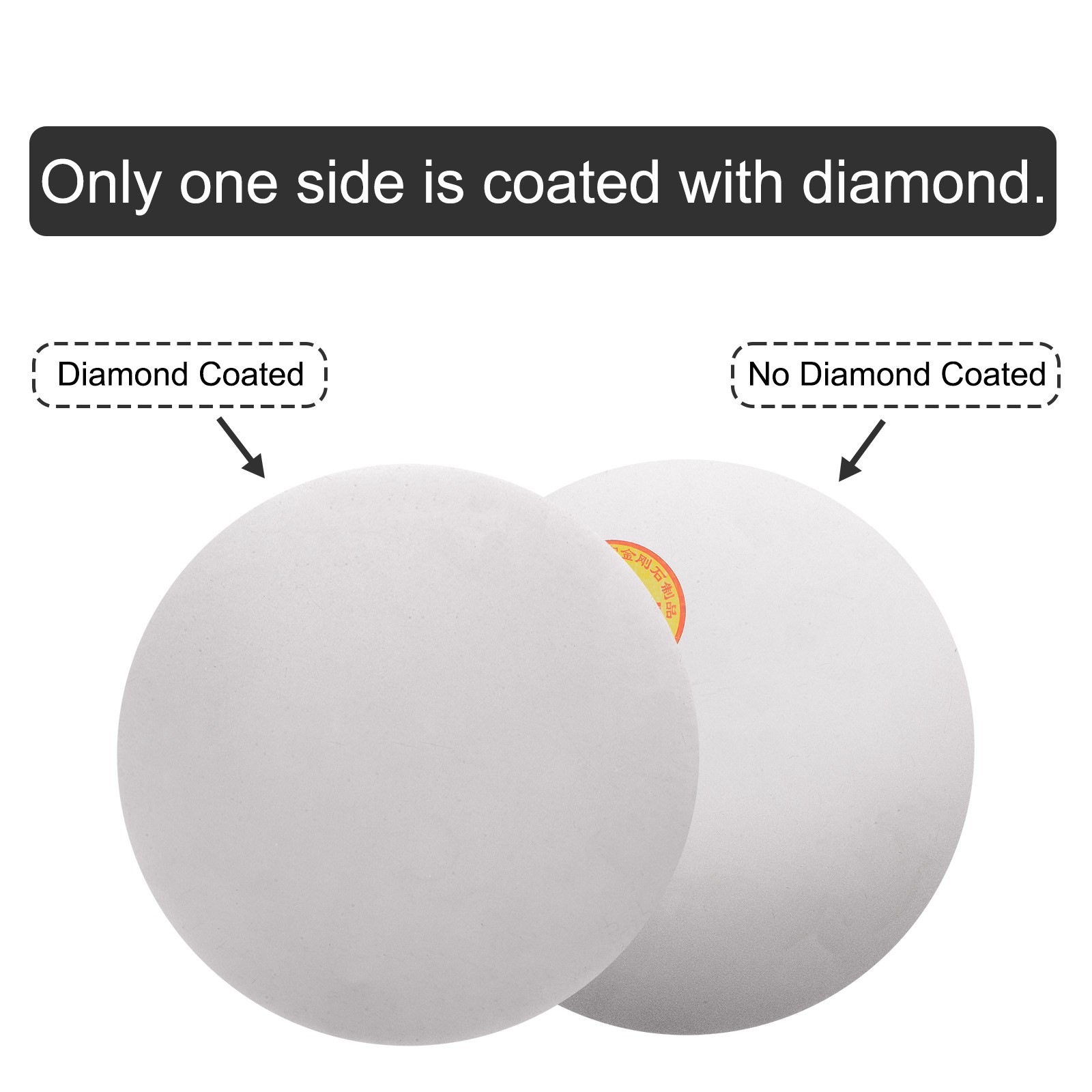 Diamond Sanding Grinding Disc 8″ Grit 2500 No Center Hole Flat Lap Wheel Disk