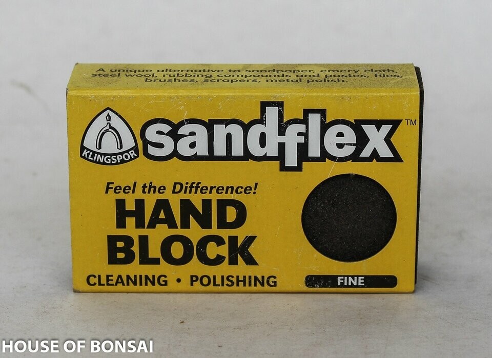 Klingspor Sandflex Abrasive Sanding Hand Block for Tool Maintenance – Fine Grit
