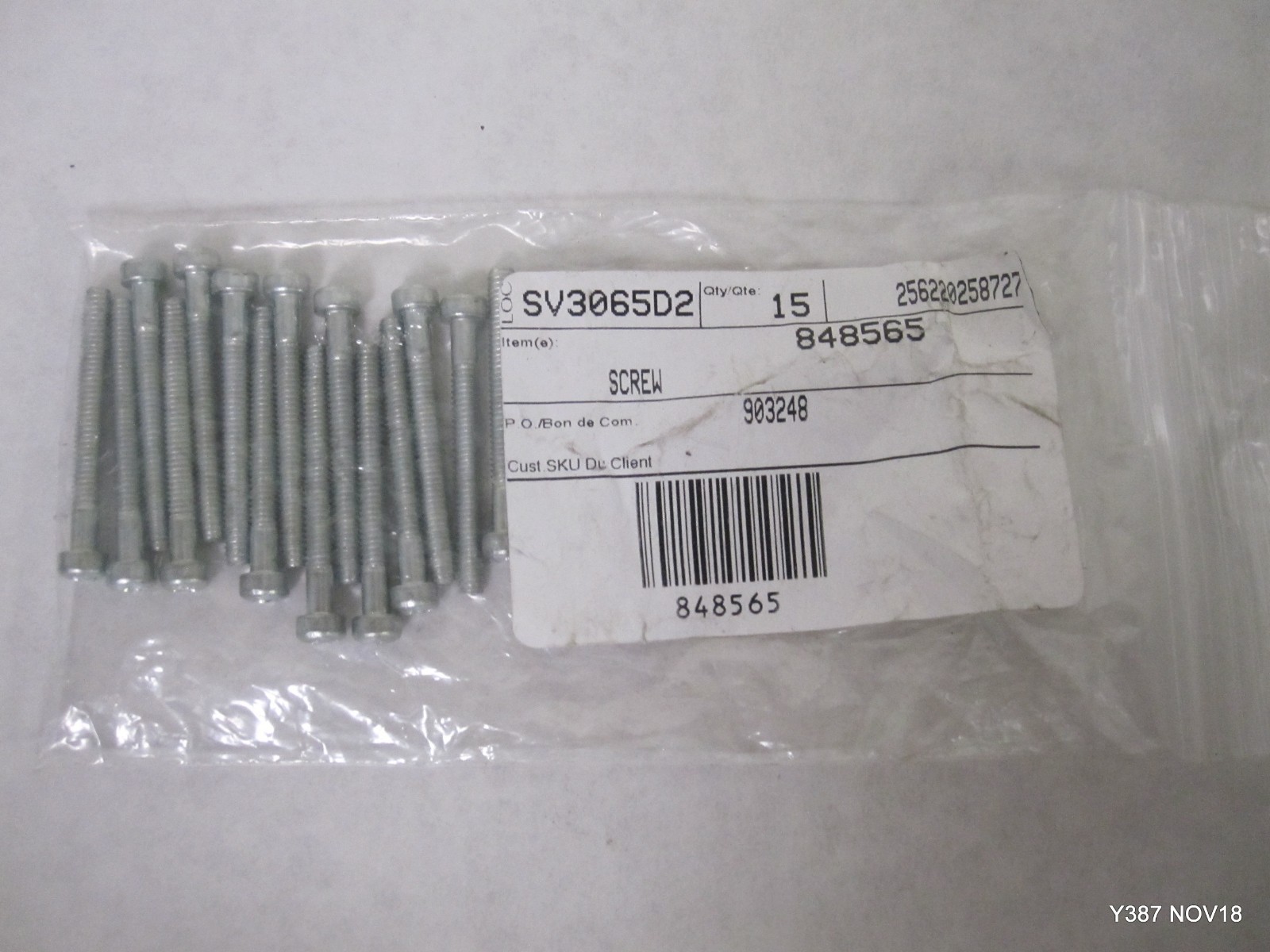 Pack of 15 New Screws for Porter Cable Belt Sander (PN 848565)