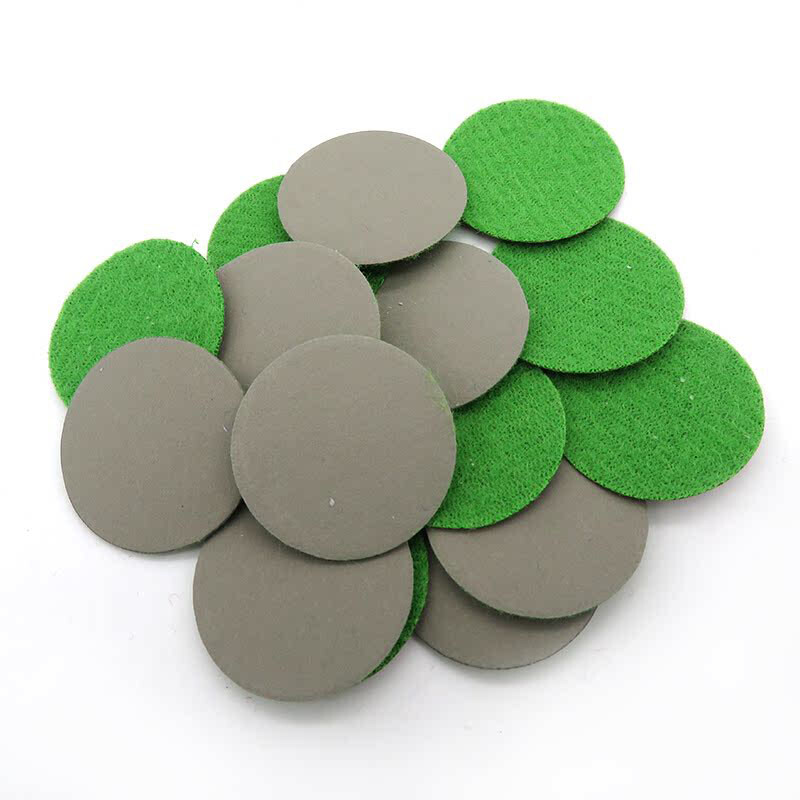 1-Inch Mini Flocking Disc Sandpaper 60-10000 Grit Hook And Loop Diameter 25mm